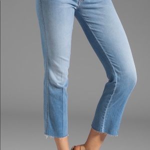 MOTHER denim ‘The Rascal’ Fray Light Kitty